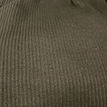 ZARA  ZC Woman- Black Ribbed Attached Belt High Neckline Mini Dress- Size L Photo 4