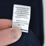 Socialite Cinched Waist V-Neck Sleeveless Midi Dress in Navy Blue Women's S Photo 6