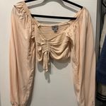 J for Justify Long Sleeve Crop Top Photo 0