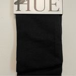 Hue  Knee Hi Socks Comfort Top Soft Nylon Opaque Black Size 1 Photo 3