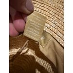GIGI PIP Isla Straw Fedora Hat Wide Brim Boho Summer Tan Photo 7