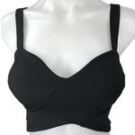 Country Road Women's Black Sleeveless Sweetheart Neck Corset Crop Tank Top Sz S Photo 2