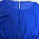 Vera Wang Simply Vera  Semi Sheer High-Low Blouse Photo 6