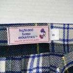 Highland Home Industries Tartan Plaid Wool Skirt Green Size 16 Photo 5