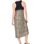 Raquel Allegra Leopard Print Ombre Dip Dye Midi Tank Dress 2 (MEDIUM) Photo 1