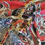 Victoria XL/XXL boho wine red print belted mini dress / tunic top Size undefined Photo 5