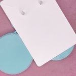 456. Seed Bead Blue Beaded Earrings Glass Photo 1