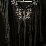 Arizona Jeans Black Dress  Co Floral Photo 0