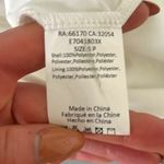 Elliatt Anthropologie  White Floral Appliqué Dress Size Small Bridal Bachelorette Photo 11