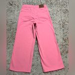 Judy Blue  High Rise Control Top Wide Leg Crop Jeans Pink size 7/28 Photo 3