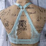 Rene’ Rofe’ Lacey Light Blue Push Up Bra Front Closure 36C Size undefined Photo 4