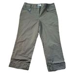 Ann Taylor  LOFT Olive Green Cropped Casual Pants Size 12 Photo 0