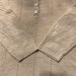 Christopher & Banks Cream V-Neck Sweater Photo 3