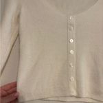 Abercrombie & Fitch  Cream Ribbed Sweater Photo 1