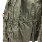 Universal Threads Universal Thread Cotton Olive Khaki 4 Pocket Cinch Waist Utility Jacket Women XS Photo 10