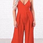 Nana Macs Red Jumpsuit Photo 0