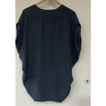 Vince Black Silk Dolman Sleeve Blouse Top Women’s Medium Luxury Classic Capsule Photo 2