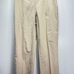 Coldwater Creek Khaki Tan Chino Flat Front Side Zip Straight Leg Pants Size 10P Photo 0