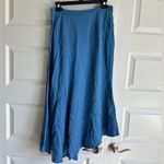 Veronica Beard  Autumn Asymmetrical Hem Skirt in French Blue‎ NWT 8 Photo 4