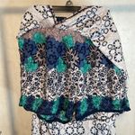 Mad Style Peek a Boo Skirt Shorts Blue Cream Green Size‎ L/XL NWT Size undefined Photo 2