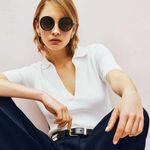 H by Halston Halston Ribbed Sweater. Size Small Photo 0