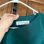 Mac Duggal IEENA FOR  Beaded Cap Sleeve Bateau Column Dress In Emerald Green Photo 7