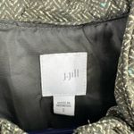 J. Jill size small green zip‎ up puffer vest poly fill with pockets Photo 2
