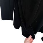 Alex Evenings  Black Velvet Blouse Grunge Whimsygoth Y2K V-Neck Womens Large Photo 3