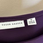 Susan Graver  Tank Top Women's Size XL Purple Pullover Stretch Career Casual Photo 1