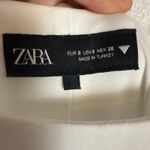 ZARA  White Mixed Balloon Skirt Scoop Neck Sleeveless Midi Dress Size Small Photo 9
