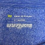 Tek Gear Heather Blue Soft Long Sleeve Crew Neck Sweatshirt with Thumb Holes S Photo 4