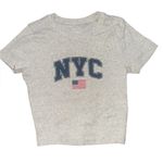 Hollister Grey New York tee shirt. Size XS. Photo 0