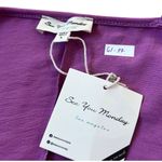 See You Monday Purple A-Line Below The Knee Dress Women Size Large | 61-77 Photo 5