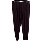 Eileen Fisher Pant Medium Viscose Jogger Brown Photo 3