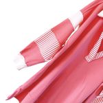 Free People  We The Free Pink Clean Prep Polo Long Sleeve Oversized Size M Photo 6