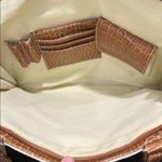 Liz Claiborne Vintage Cream and Tan Shoulder Bag Photo 6