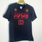 Adidas skateboarding soccer T-shirt in Black and red size Medium Photo 2