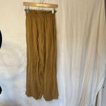 Thread and Supply Monach Gold Paperbag Pants Women’s Size Small Photo 5