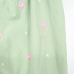 Brooks Brothers 346  Women's Pale Green Pink Flamingo Cotton Lined Pants - Size 8 Photo 8