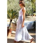 NWT Emerson Fry India Collection Shirred Maxi in Solstice Indigo Skirt XS/S Blue Size undefined Photo 6