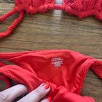 Monday swimwear chili crinkle bikini set Red Size L Photo 5