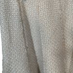 Eliza J  Cream Short Sleeve Fringe Detail Formal Sheath Dress Women Sz 8 Photo 3