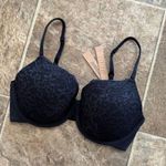 SKIMS Fits Everybody Lace T-shirt Bra Onyx Size 34D Photo 6