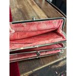 Hobo International Lauren Supple Distressed Red Leather Clutch Wallet Photo 7