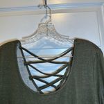 Just Found Green Knit Scoop Neck Short Sleeve Dress 2X Photo 2