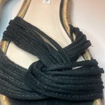 Tahari - espadrilles sandal black fabric straps size 6 Photo 12