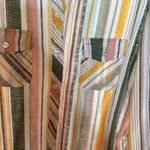 Eden & Olivia  Maternity Button Down 3/4 Sleeve Blouse Multicolored Size Large Photo 4