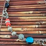 CAbi Colorful Beaded Necklace with Gold Accents 18” Photo 3