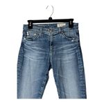 AG Adriano Goldschmied  Jeans Women 27 Blue Prima Crop Cigarette Leg Raw Hem Photo 3