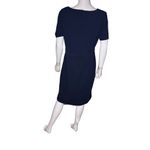 London Times Women’s Colleen Dress in Solid Navy Blazer Sz 12 Photo 5